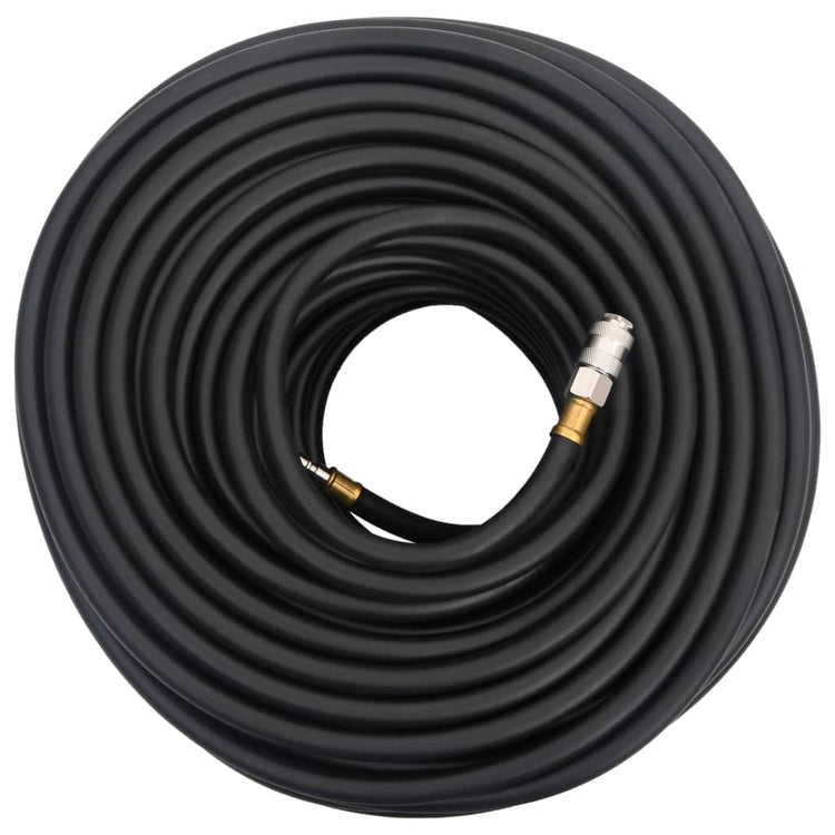 Vidaxl Air Hose Hybrid 0,6 '' 20 m Gummi und PVC Schwarz