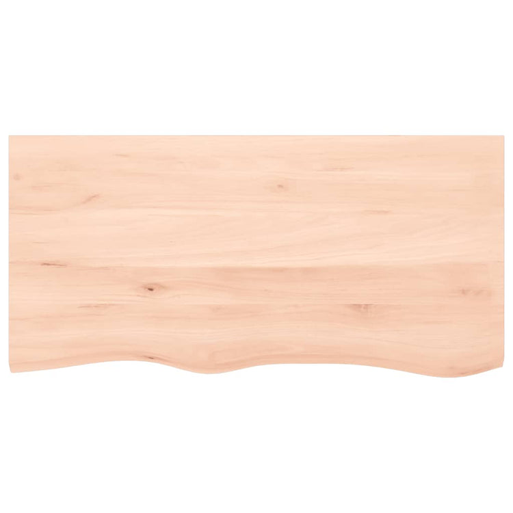 VIDAXL WASHBAIN Blad 100x50x (2-6) cm unbehandeltes festes Holz