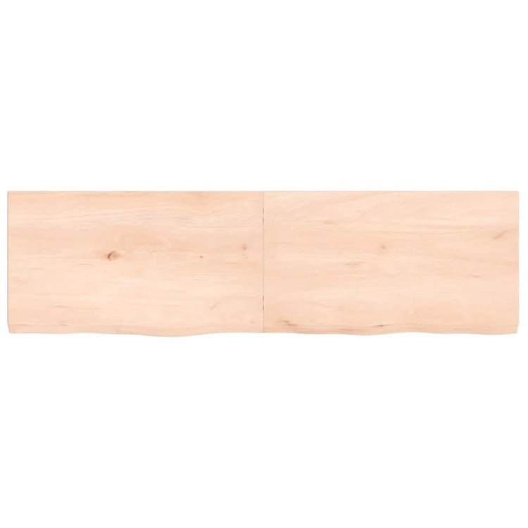 VIDAXL WASHBAIN-Blatt 140x40x (2-4) cm unbehandeltes festes Holz