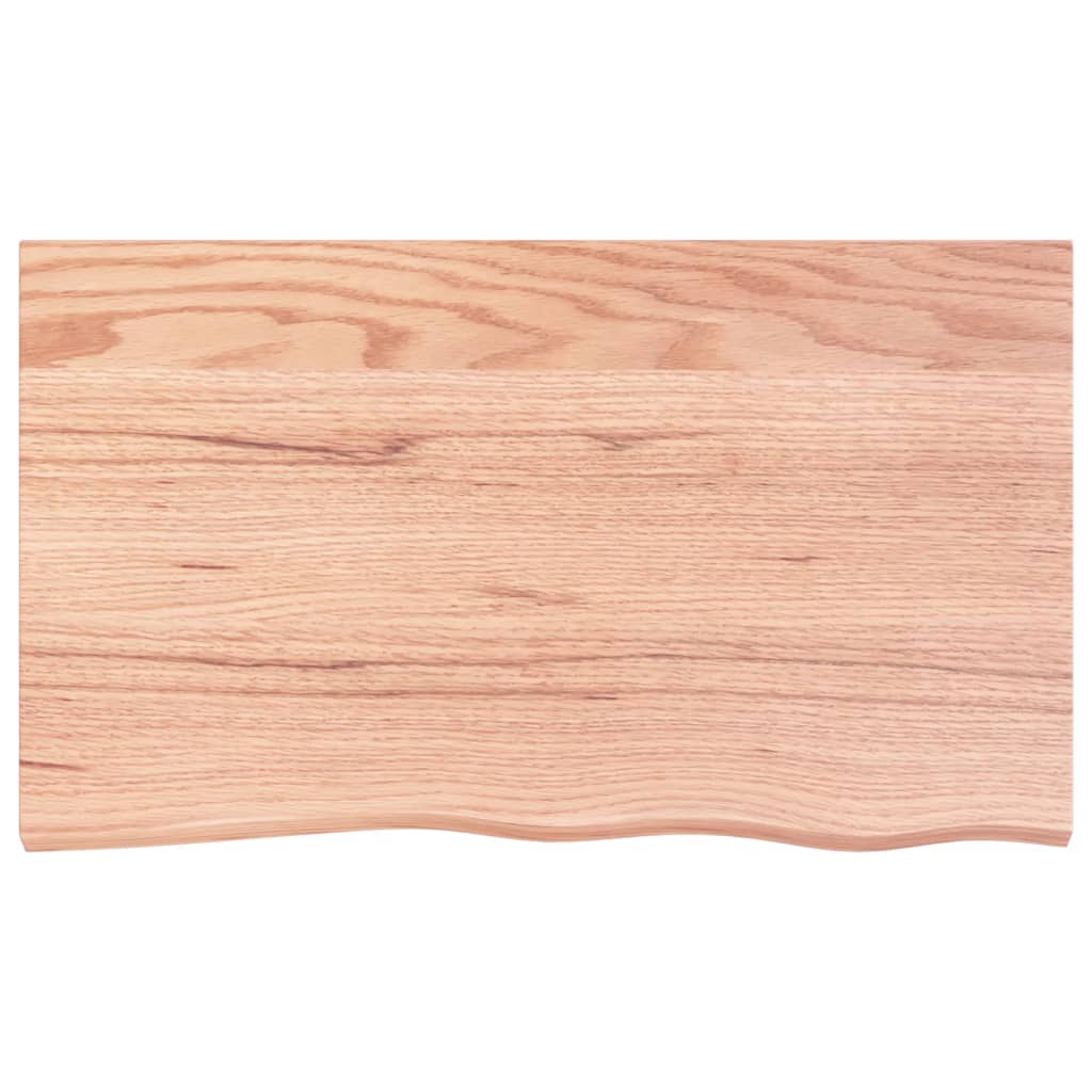VIDAXL WASHBAIN TABELLE 100X60X2 behandeltes massives Holz hellbraun