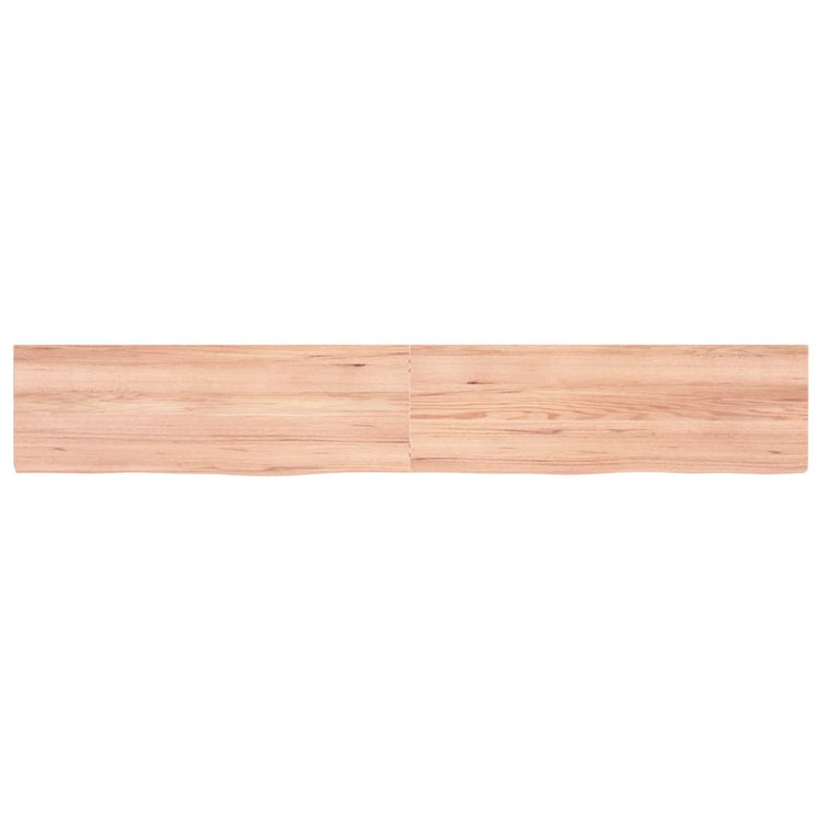 VIDAXL WASHBAIN-Blatt 180x30x (2-4) CM behandeltes massives Holz hellbraun