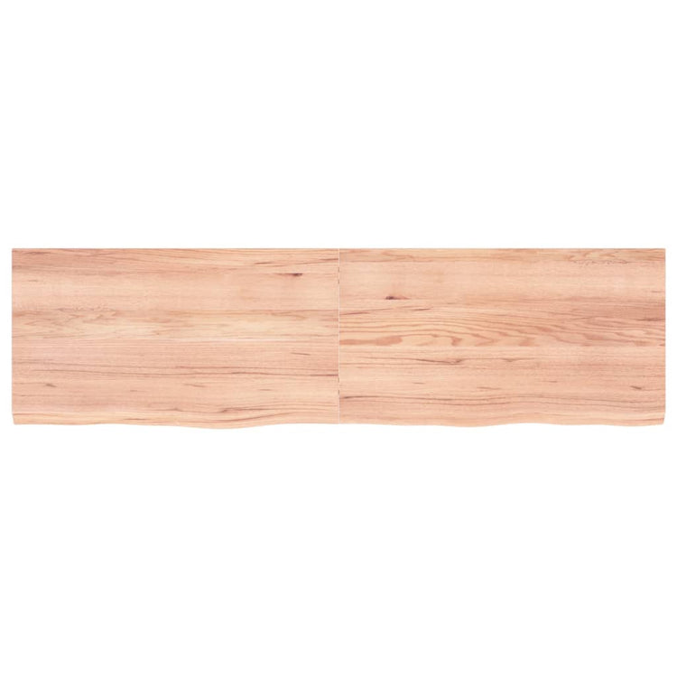 VIDAXL WASHBAIN-Blatt 180x50x (2-4) CM behandeltes massives Holz hellbraun
