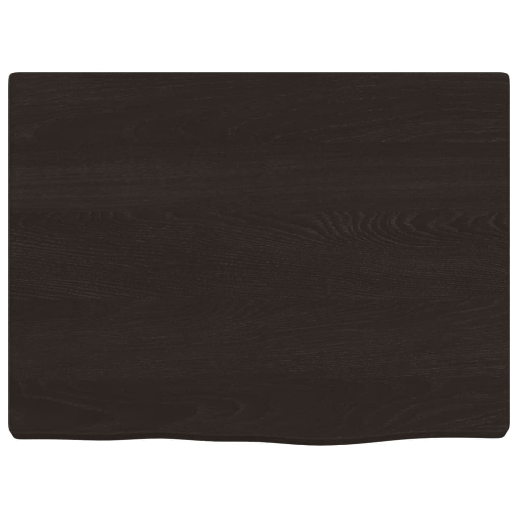 VIDAXL WASHBAIN TABELLE 40x30x2 cm behandeltes massives Holz dunkelbraun behandelt