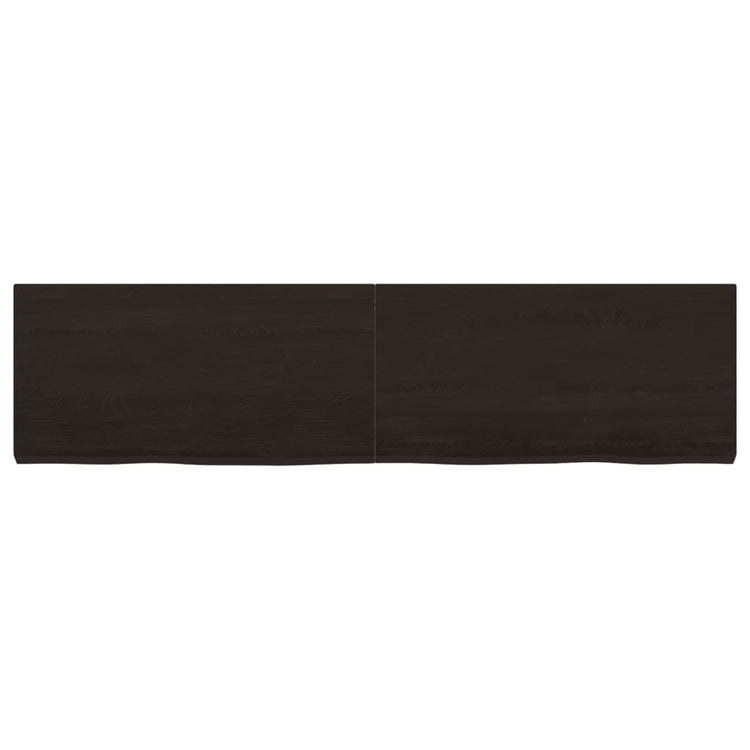 VIDAXL WASHBAIN-Blatt 120x30x (2-4) CM behandelt massives Holz dunkelbraun