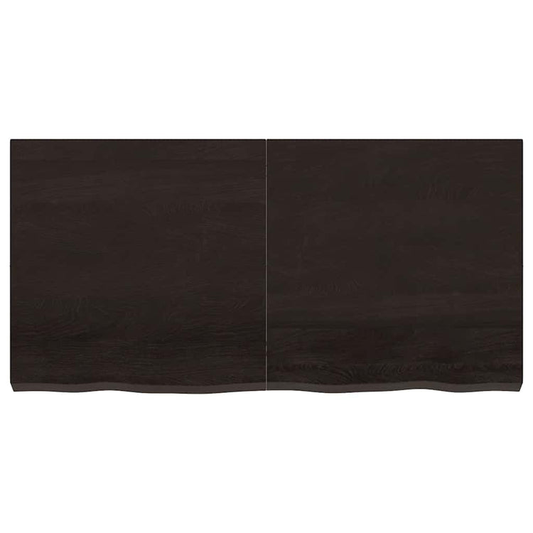 VIDAXL WASHBAIN-Blatt 120x60x (2-6) CM behandelt massives Holz dunkelbraun