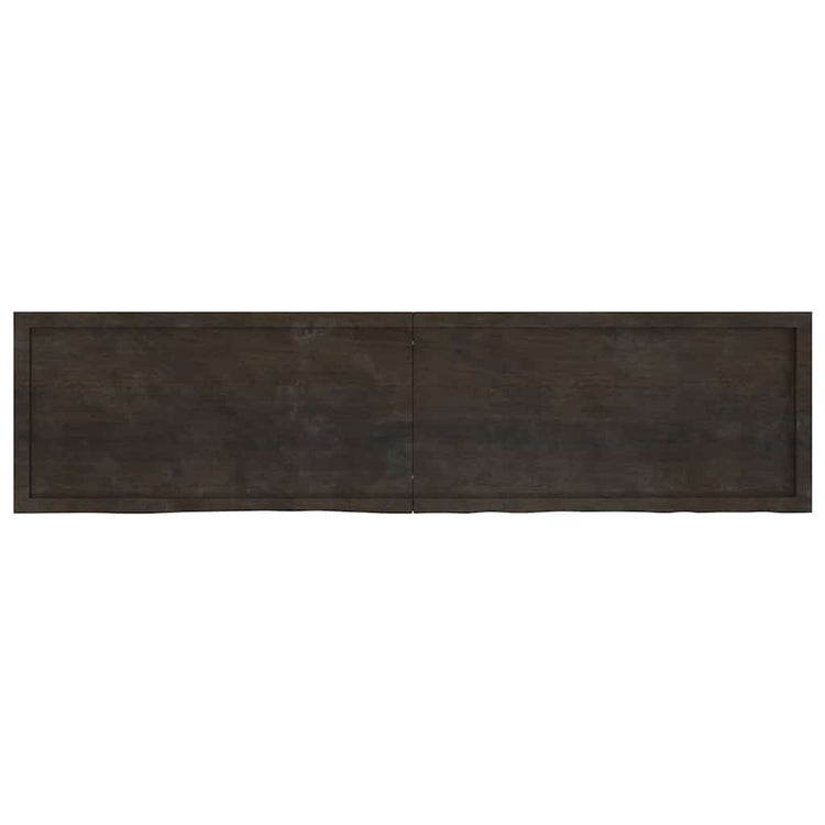 VIDAXL WASHBAIN-Blatt 200x50x (2-4) CM behandelt massives Holz dunkelbraun