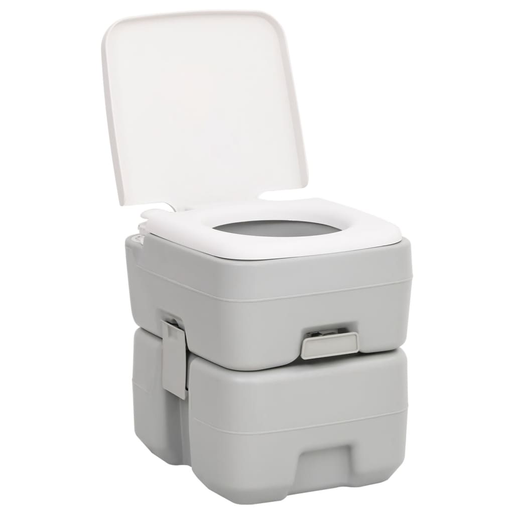Vidaxl Camping -Toilette und Wassertank tragbar eingestellt