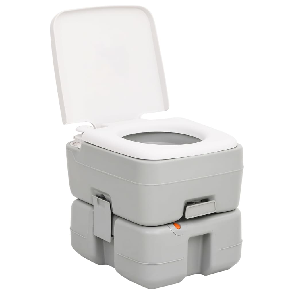Vidaxl Camping -Toilette und Wassertank tragbar eingestellt