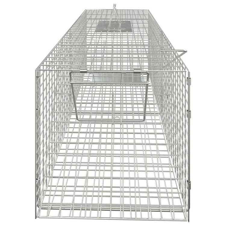 VIDAXL -Tierfalle 64.5x25x26,5 cm verzinktes Bügeleisen