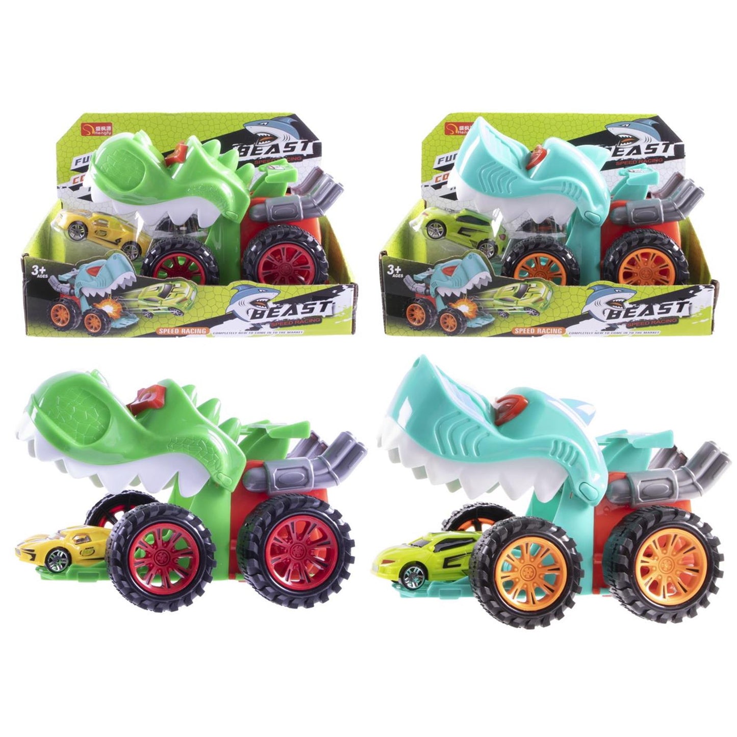 Schießauto-Set Dino