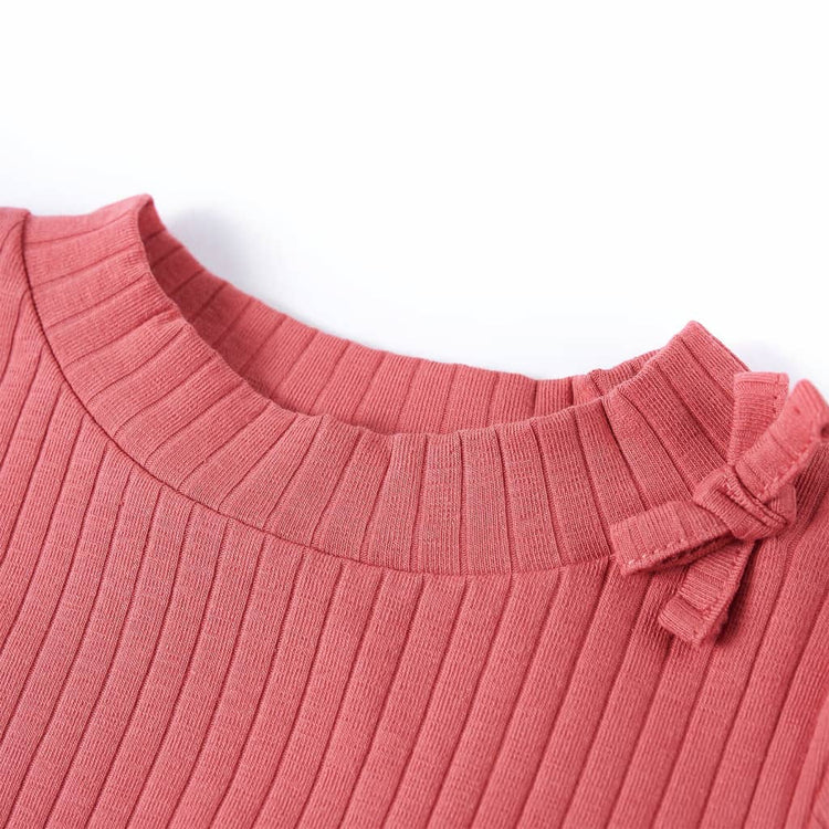 Vidaxl Kinderhemd mit langen Ärmeln 116 Old Pink