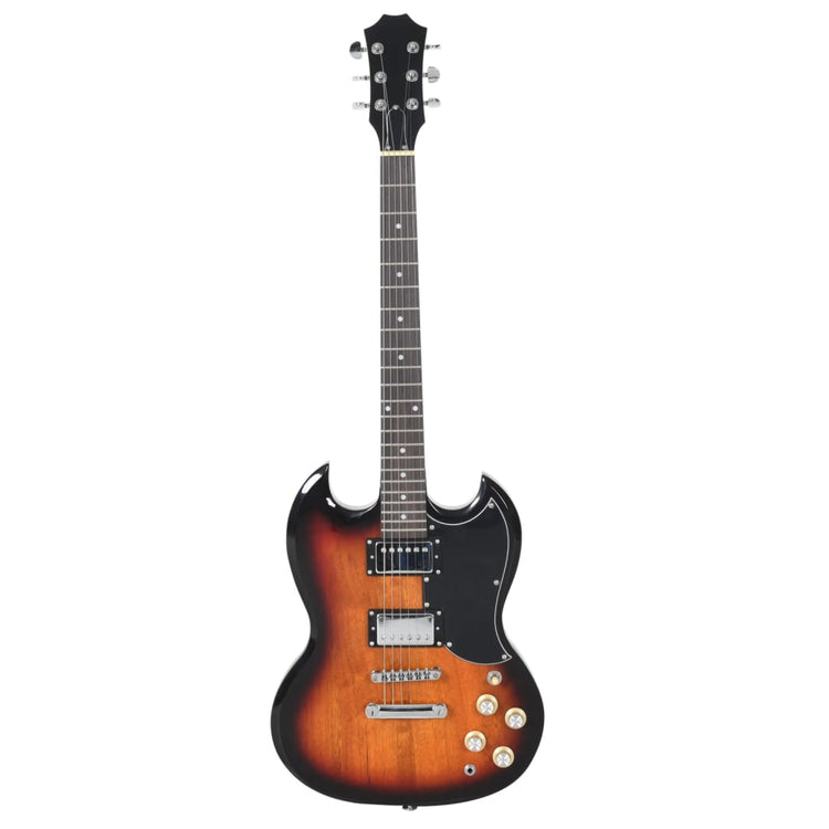 Vidaxl -Gitarre für Anfänger Elektrisch mit Tasche 4 4 39 Schwarz