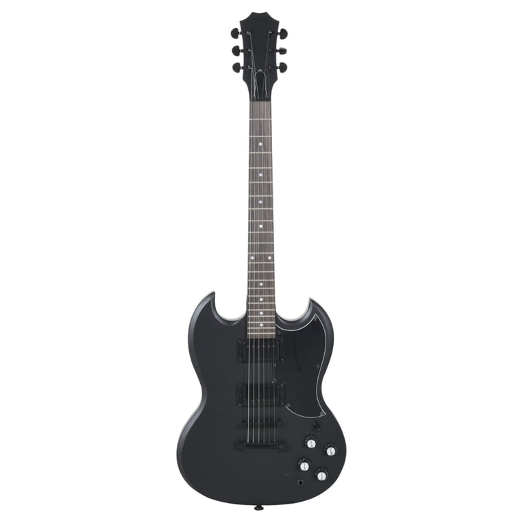 Vidaxl -Gitarre für Anfänger Elektrisch mit Tasche 4 4 39 Schwarz