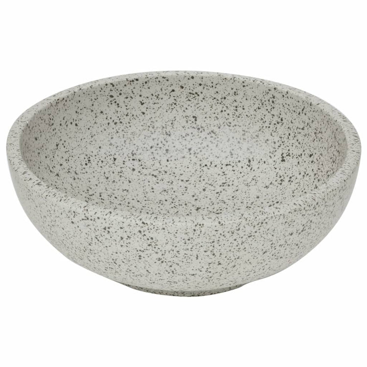 Vidaxl -Straktion Waschmaschine rund φ41x14 cm Keramikgrau