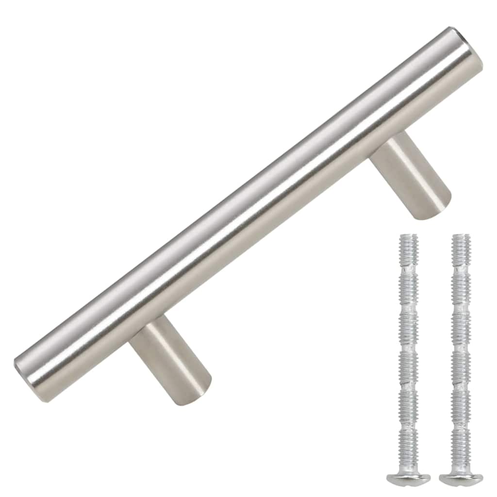Vidaxl Griffe 10 ST 64 mm Edelstahl Silberfarbe