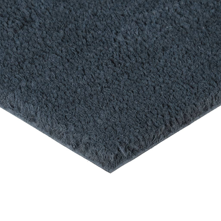 Vidaxx Fußmatte 50x80 cm getuftete Kokosfaser dunkelgrau