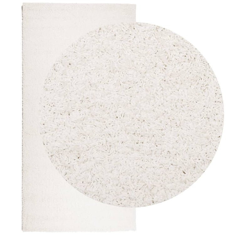 Vidaxl Teppich Pamplona Shaggy hochmoderne 100x200 cm Creme