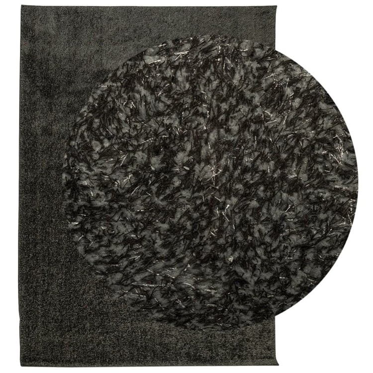 Vidaxl Teppich Istan für hohe glänzende 240 x 340 cm Anthrazit -Gelenke