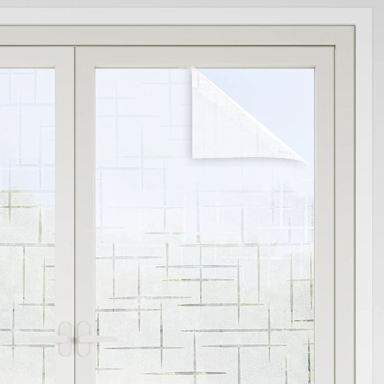 Vidaxx Fensterfolien 2 Stk. mattes Sternmuster PVC