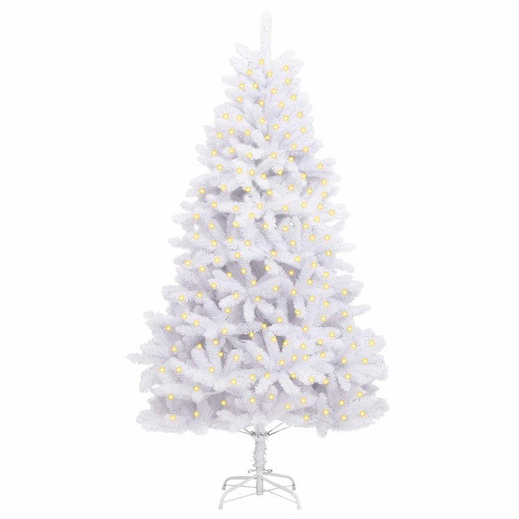 Künstlicher Weihnachtsbaum von Vidaxx mit 300 LEDs, weiß, 270 cm, PVC und Metall