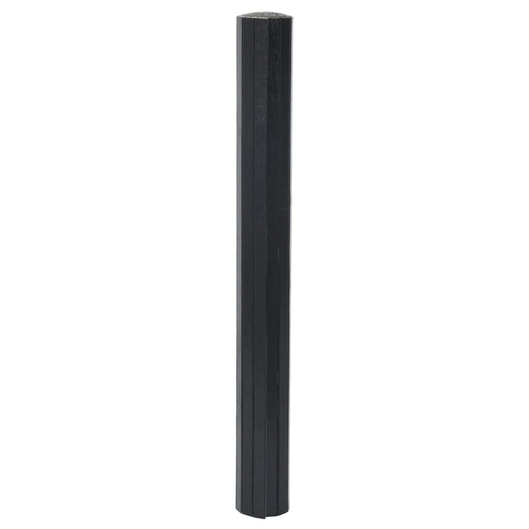 VIDAXL Rechteckige 70x300 cm Bambusschwarz