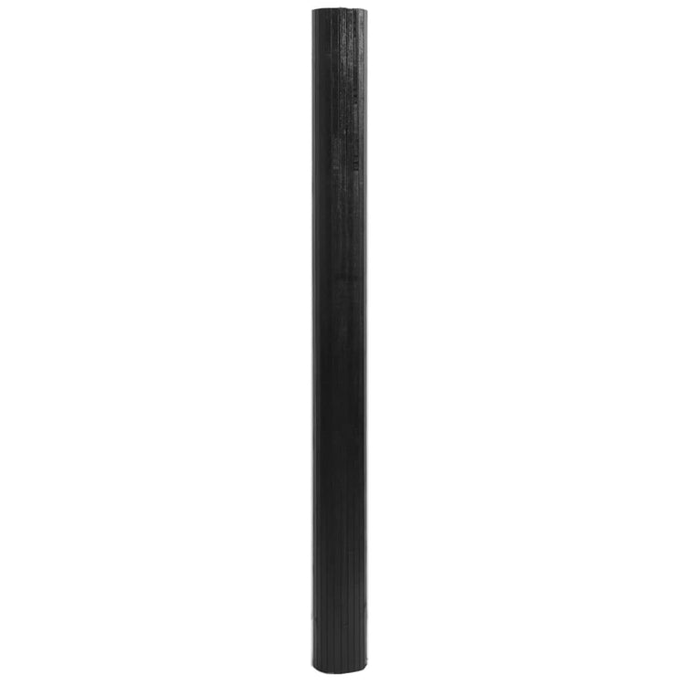 Vidaxx rechteckiger Teppich 80x200 cm Bambus schwarz