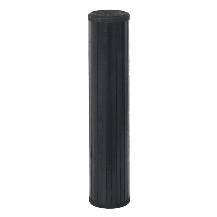Vidaxx Teppich quadratisch 100x100 cm Bambus schwarz