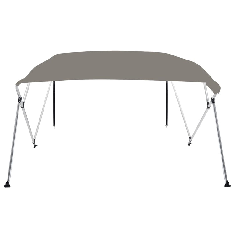 Vidaxl Biminitop 4 Bögen 243x244x137 cm Grau