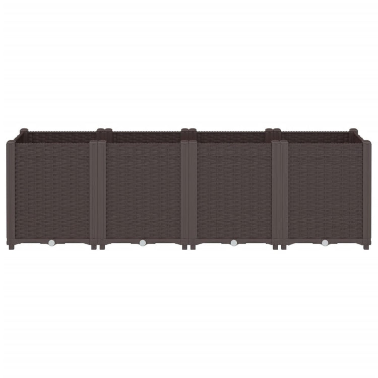 VIDAXL -Planungsbox 160x40x53 cm Polypropen braun