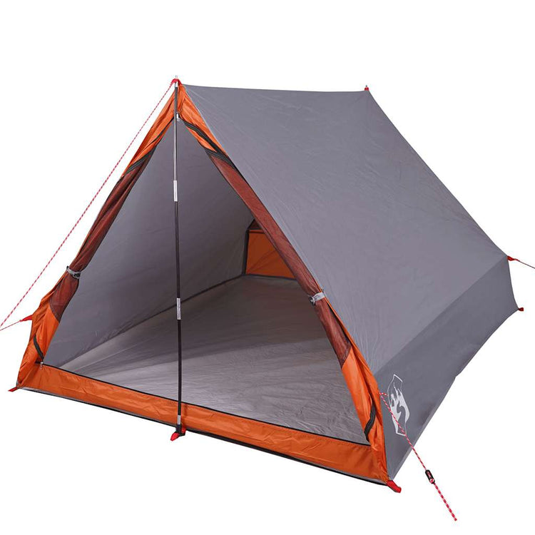 Vidaxl Zelt A-Frame 2-Personen wasserdichtes Grau und Orange