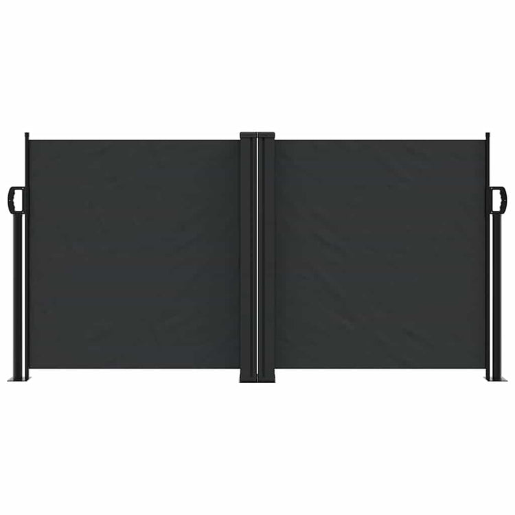 Vidaxl Windschutzscheibe ausziehbar 120 x 600 cm schwarz