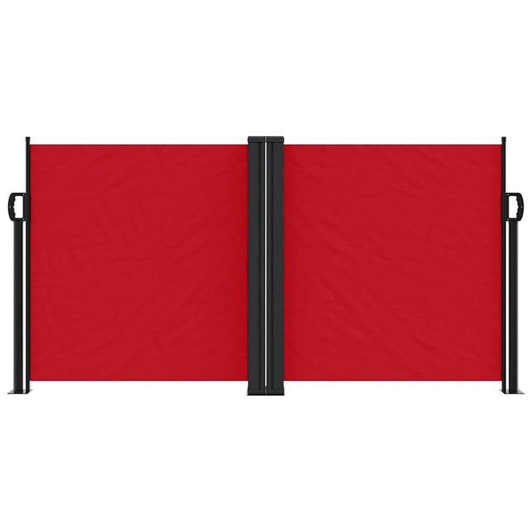 Vidaxl Windschutzscheibe ausziehbar 120 x 600 cm rot
