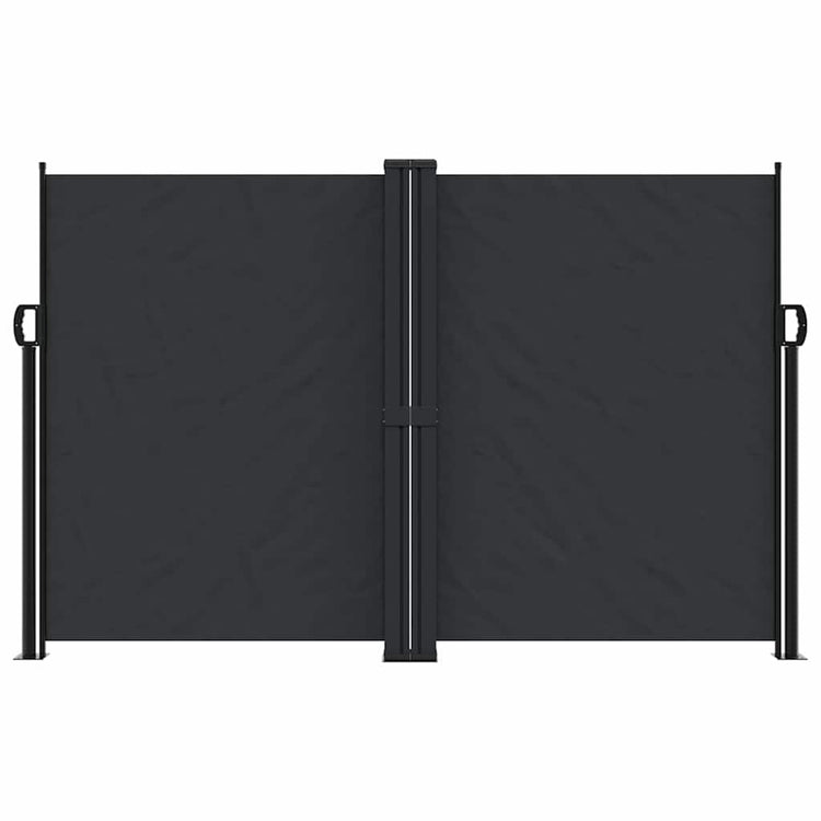 VIDAXL -Windschutzscheibe ausziehbar 160 x 600 cm schwarz