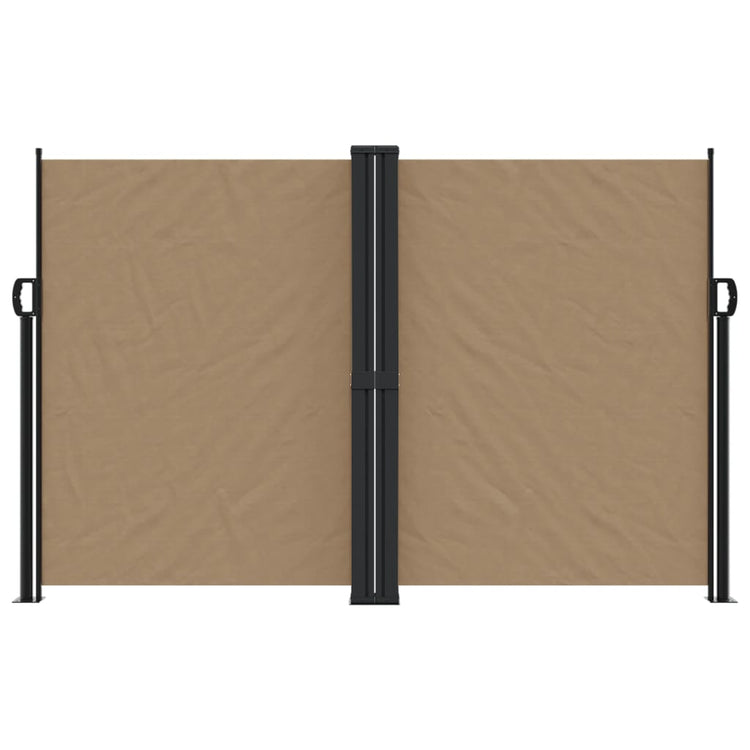 Vidaxl Windschutzscheibe 160 x 600 cm Taupe
