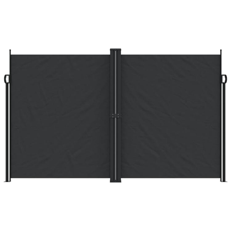 VIDAXL -Windschutzscheibe aus Erweiterbar 200x600 cm schwarz
