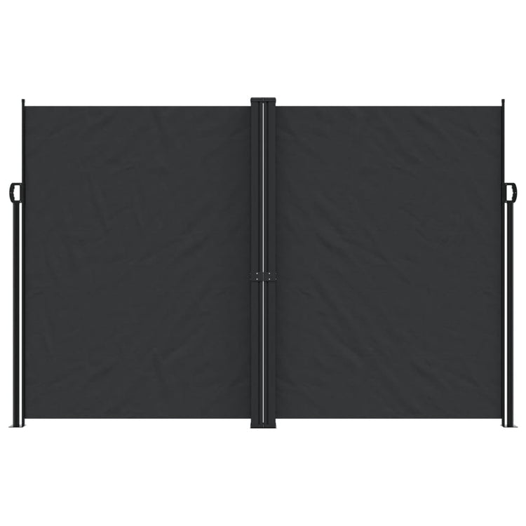 Vidaxl Windschutzscheibe ausziehbar 220x600 cm schwarz