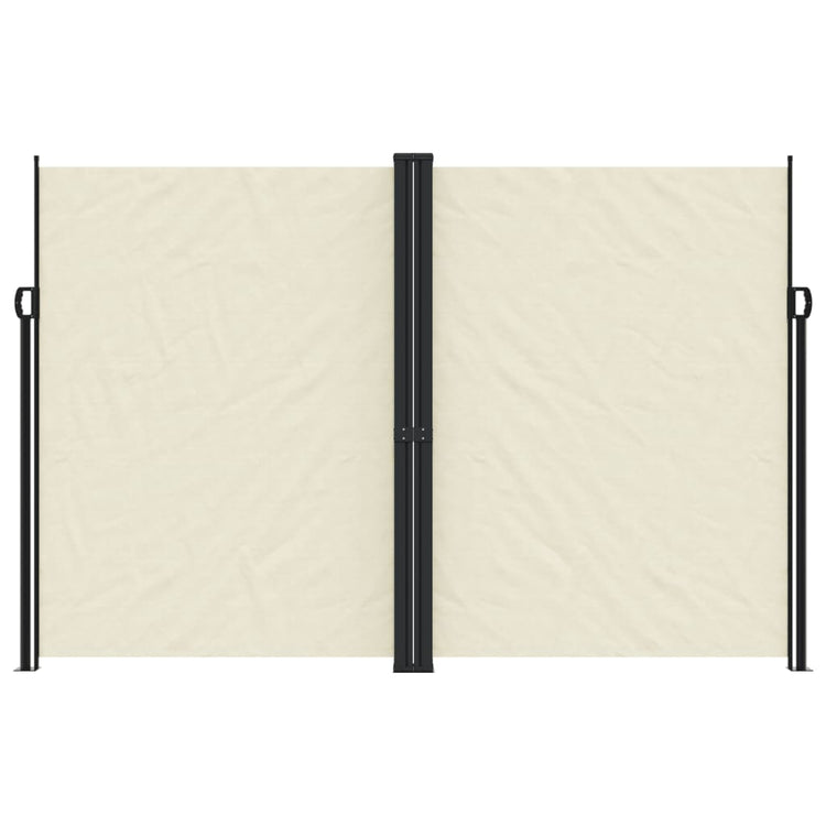 Vidaxl Windschutzscheibe ausziehbar 220x600 cm creme -gepflegt