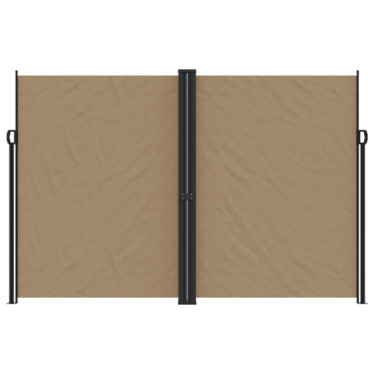 VIDAXL -Windschutzscheibe ausziell 220 x 600 cm Taupe