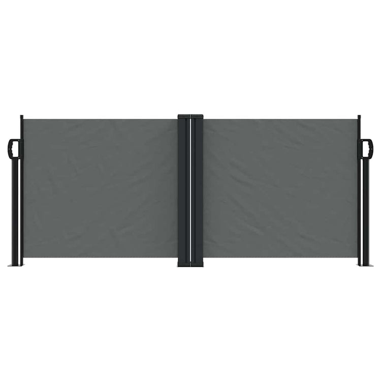 VIDAXL -Windschutzscheibe 100x1000 cm Anthrazit ausziehbar