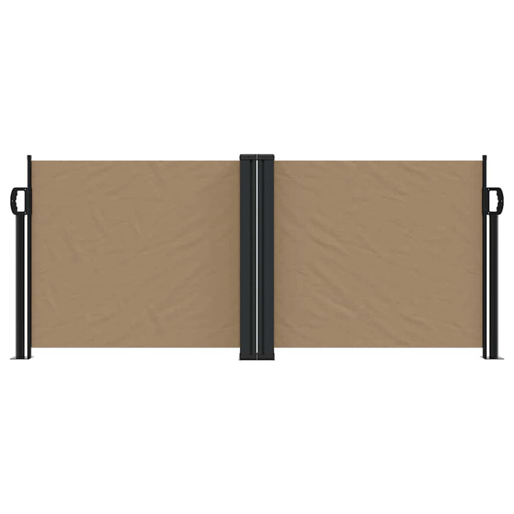 VIDAXL -Windschutzscheibe 100x1000 cm Taupe
