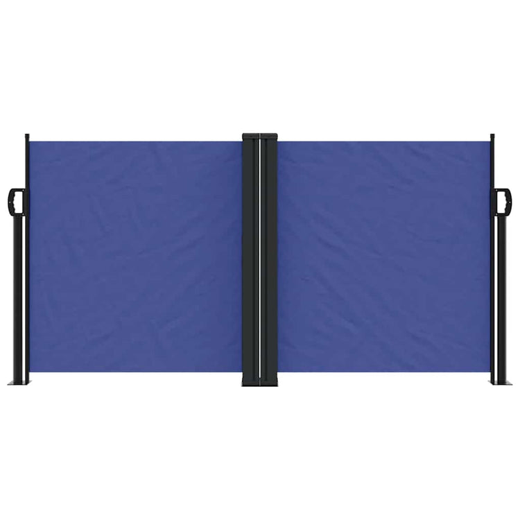 Vidaxl Windschutzscheibe ausziehbar 120x1000 cm blau