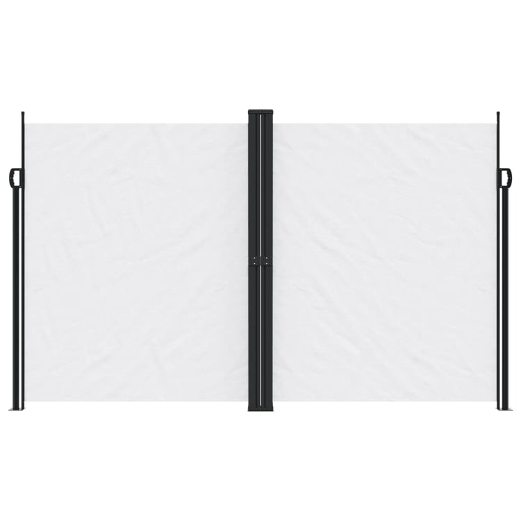 VIDAXL -Windschutzscheibe aus Erweiterbar 200x1000 cm weiß