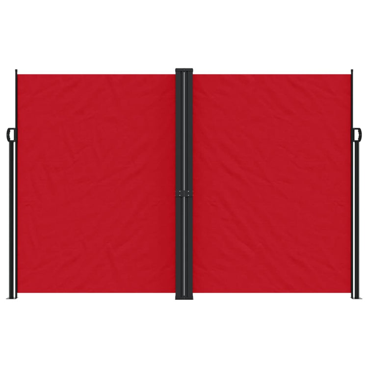 VIDAXL -Windschutzscheibe ausziehbar 220x1000 cm rot