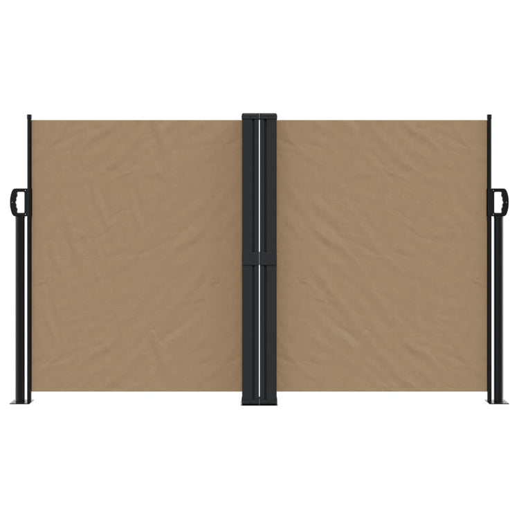 VIDAXL -Windschutzscheibe 140x1200 cm Taupe