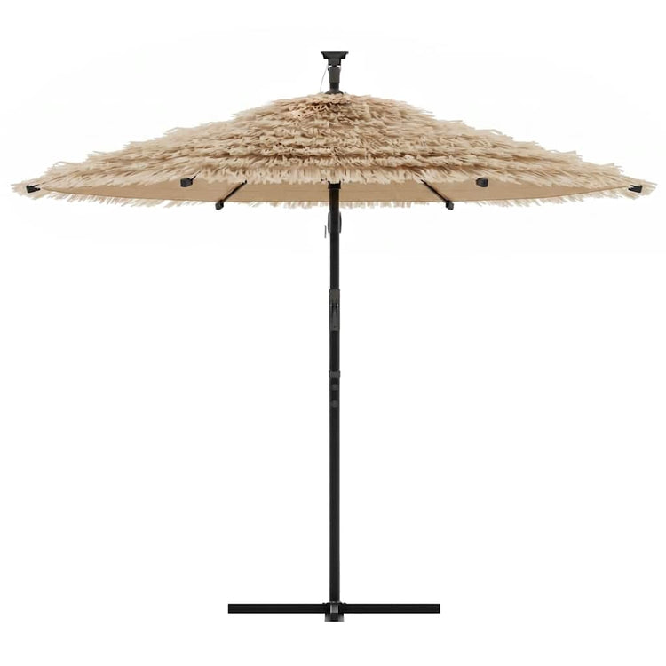 Vidaxl -Parasol mit Stahlpol 269x269x235 cm Braun