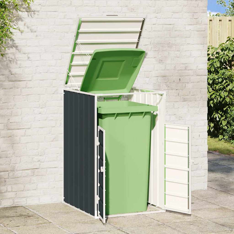 VIDAXL -Behälterlager für 1 Behälter 72x81x115 cm Stahl -Anthrazit