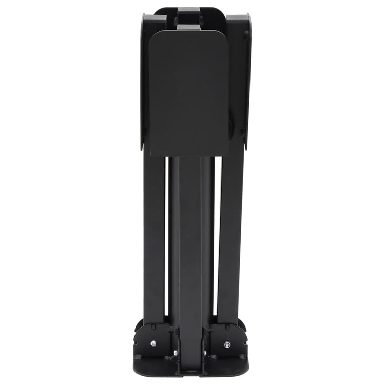 Vidaxl Parasol -Fuß zusammenklappbar für Ø38 48 mm Stahl Stahl glänzend schwarz