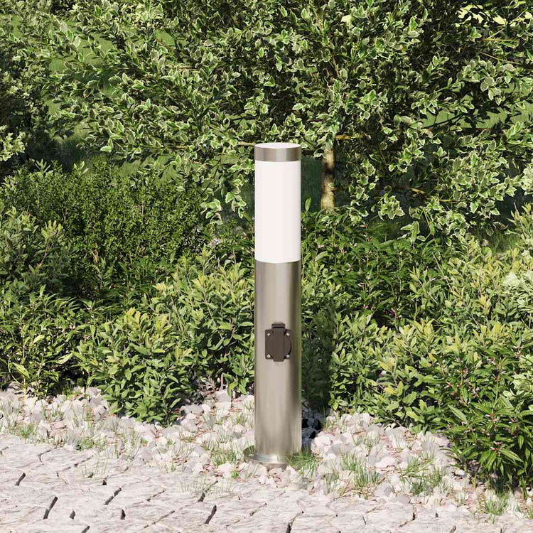 Vidaxl Pollerleuchte mit Fassung 50 cm Edelstahl IP44