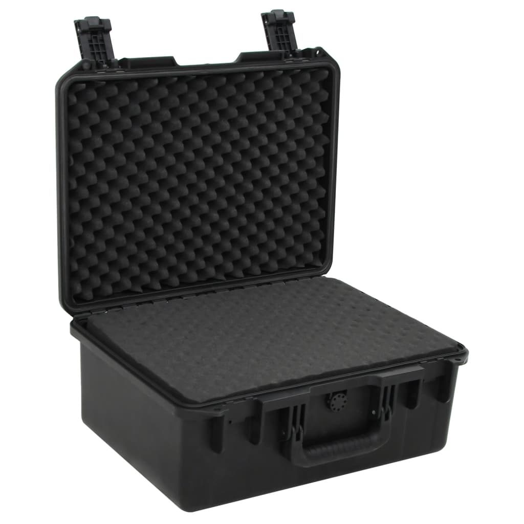 VIDAXL -Flugpapier tragbar 49x38x23 cm pp schwarz