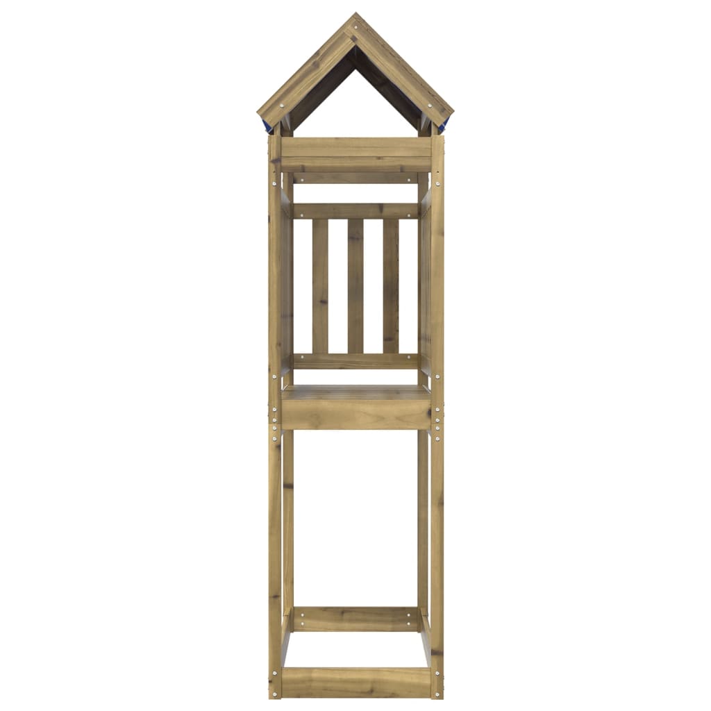 VIDAXL -Spielturm 110.5x52.5x215 cm imprägnierte Kiefern